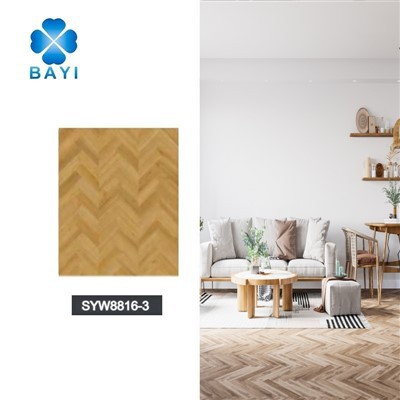 Jubin lantai vinil herringbone